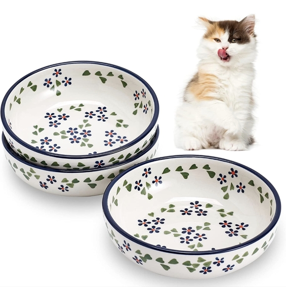 Ceramic Handmade Cat Food Bowl - Picture 2 of 6